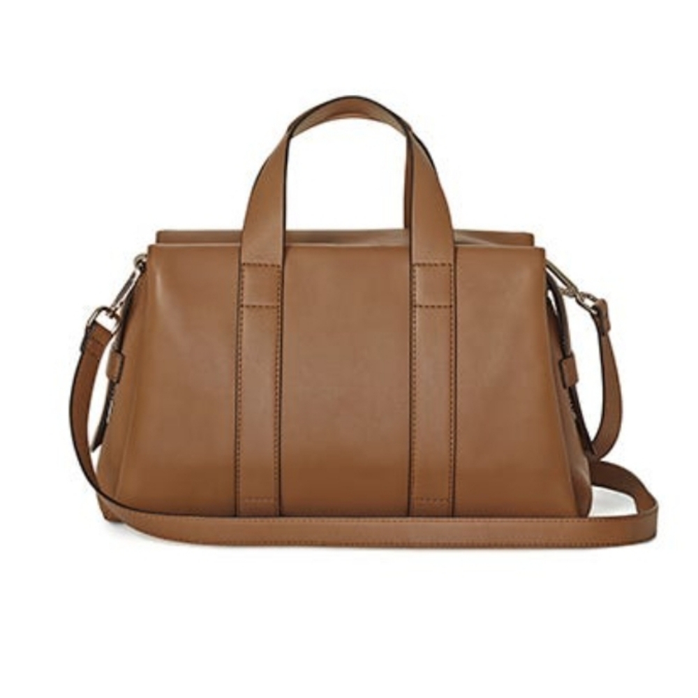 Six Eleven MC Duffle in Tan Leather Satchel from Aritzia (NWOT)